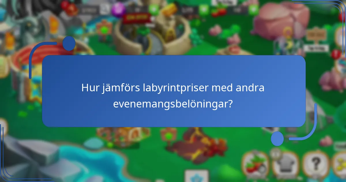 Vilka samlarobjekt är mest värdefulla under Maze Event?