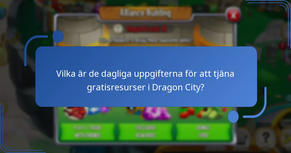 Hur påverkar dagliga gratisresurser spelandet i Dragon City?